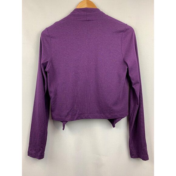G By Giuliana Rancic Purple Open-Front Cardigan XS - Picture 2 of 4